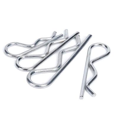 China Heng Sheng Steel Flat Metal Wire Coil March Expo 2021 Shaped Spring R Shaped Paper&Notes Staples Hairpin for sale