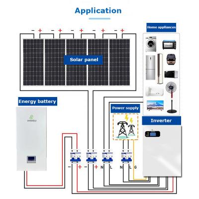 China Rechargeable Home Appliances Lithium 10 KWH Battery Power Supply Wall Mounted Wall Mounted Battery Bank 48 v200ah LiFePO4 Battery Pack for sale