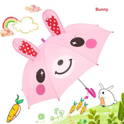 China Modern High Quality Wholesale Lightweight Rabbit Ear Kid Child Animal Umbrella for sale