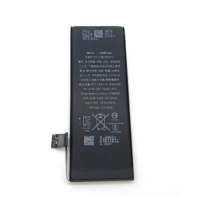 China Original mobile phone factory price lithium battery new 1624mAh capacity battery for iphone SE for sale