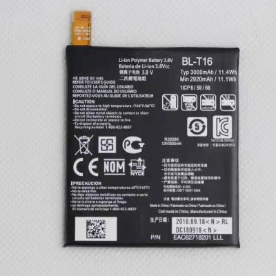 China NEW Original BL-T16 Mobile Phone Lithium Battery 3000mAh Internal Battery For LG G Cable 2 H950 H955 H959 LS996 US995 Battery for sale