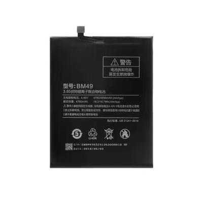 China BM49 3.85v Mobile Phone Replacement Mobile Phone Li-ion Battery For Xiaomi MI Max 4850mah for sale