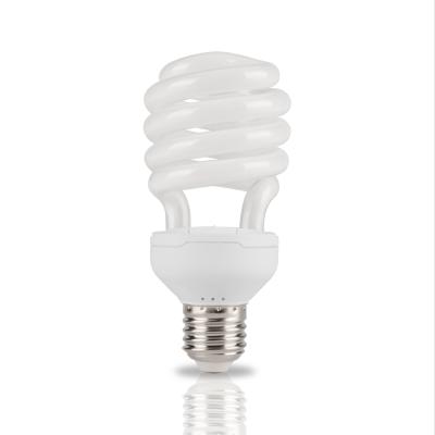 China High Quality Spiral House 8000H CFL Half Bulb 25W Energy Saving Lamp for sale