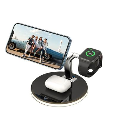 China Hot USB-C Cable*1 2021 New Products Wireless Charger Station Stand Plug In Phone Stand Wireless Charger for sale