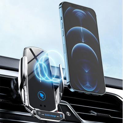 China Fashion AI Smart Wireless Car Phone Holder Auto Fast Charging Sensor 15W Fast Charging Chargers for sale