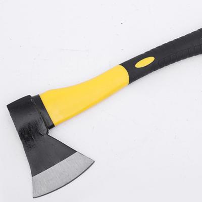 China 45# Hatchet Carbon Steel 500g Ax With Fiberglass Handle for sale