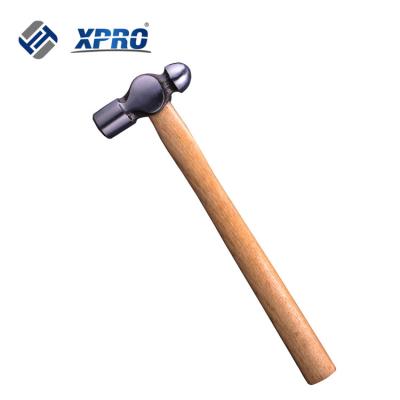 China Machinist Hammer Carbon Steel Ball Pein Hammer With Wooden Handle for sale