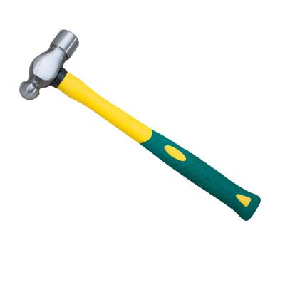 China Machinist Hammer Carbon Steel Ball Pein Hammer With Fiberglass Handle for sale