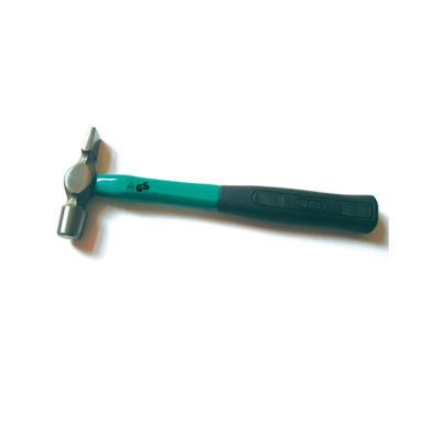 China Machinist Hammer Carbon Steel Cross Paint Hammer With Fiberglass Handle for sale