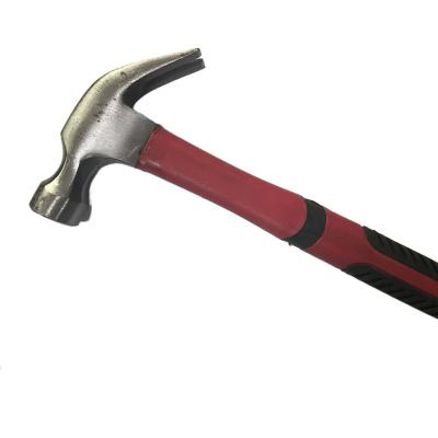 China High Quality Forged Fiber Handle Machinist Hammer Carbon Steel Claw Hammer for sale