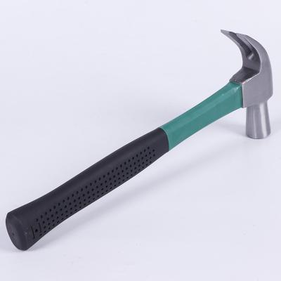 China Machinist Hammer Carbon Steel British Type Claw Hammer With Fiberglass Handle for sale