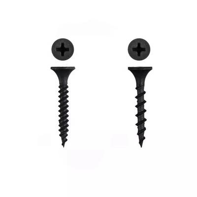 China Pan Factory Price Wholesale Black 3.5X25Mm Tornillos Phosphating Drywall Screw for sale