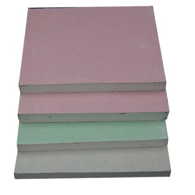 China 2021 Exterior Smoothness Building Materials Gypsum with 6 x4 PVC Gypsum Laminate Tile Drywall Ceiling Panel Paper Gypsum Board for sale