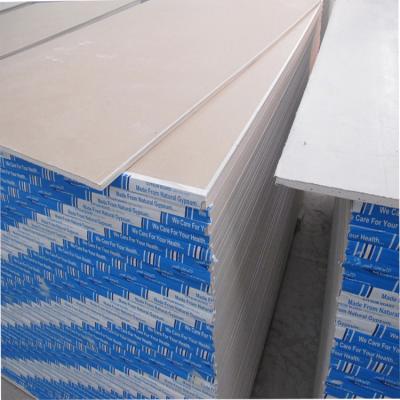 China 2021 Smoothness Interior Walls Gypsum Board Drywall Partition Materials Gypsum Powder Sheet Gypsum Powder Sheet Exterior Plasterboard 9mm 12mm for sale