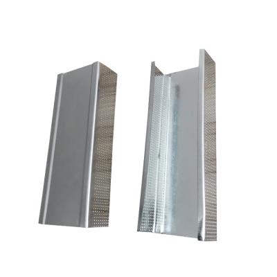 China modern gypsum board metal profile perforated drywall metal stud price for sale