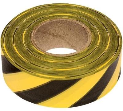 China Non adhesive Striped  flagging tape vinyl tape ,1