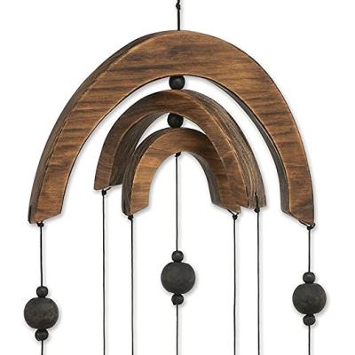 China Eclectic Arch Bell Metal and Wood Wind Chime for sale