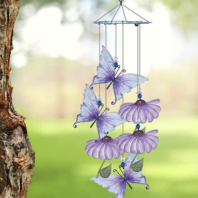 China Eclectic Painted Gardens Handcrafted Wind Chime for sale