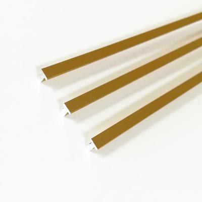 China U panel aluminumTile profile trim kitchen dark edging wall protectors indoor decorative accessories for sale