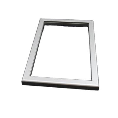 China Silver Color Aluminum Frames 6063-T5 Luxury Aluminum Profiles of Sideboard or Door or Window Aluminum Frame for sale