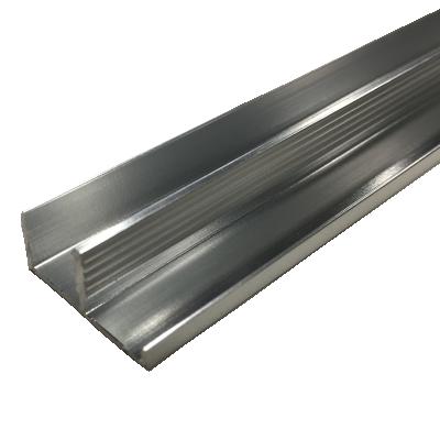 China Decorative T Shape Modern Aluminum Edge Trim Profile For Panel 18mm Suitable for sale