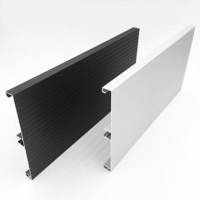 China Modern Aluminum Profile Cabinet Skirting Board Flooring Accessories And Decorative Aluminum Baseboard for sale