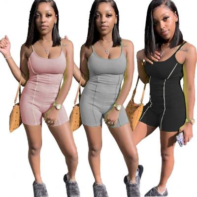 China Anti-pilling hot selling European and American women's clothing cute and sexy skinny sexy overalls MN8341 for sale