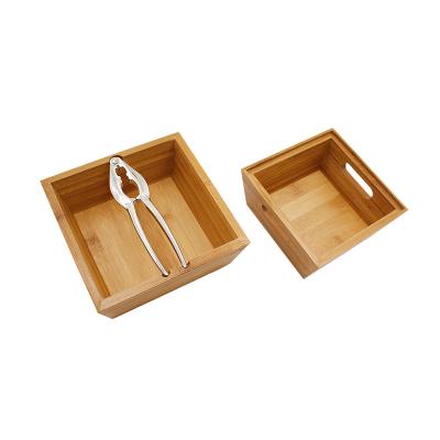 China Homsense Amazon Products Best Sustainable Big Selling Wooden Tray Nut Cookie With Bamboo Tray for sale