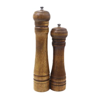 China Best Viable Selling Homsense Amazon Products Kitchen Salt Pepper Mill Manual Wooden Grinder for sale