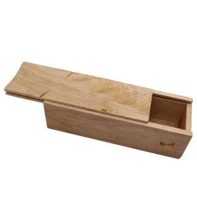 China Amazon Disposable Hot Selling Rubber Wooden Sausage Storage With Slip Lid Sausage Box For Kitchen Utensil Sausage Slicer for sale