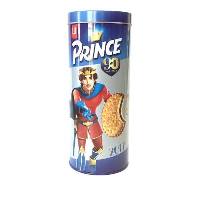 China Tin Can Potato Chips Round Metal Tin Food Round Box Food Tin for sale