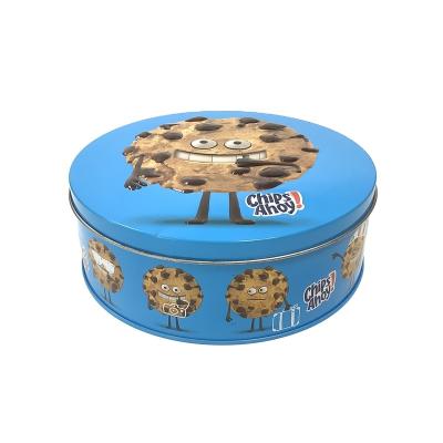 China Tin Can For Cake Tin For Cookie Round Tin Food Metal Packaging Box for sale