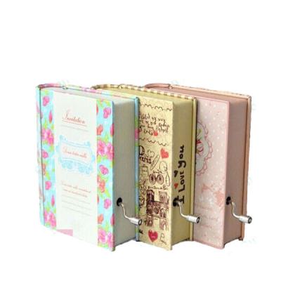 China Recyclable High Quality Book Shape Metal Music Tin Box for sale