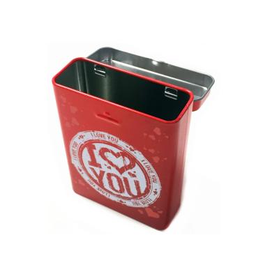 China Hot Selling 20pcs Metal Tin Case Tobacco Cigarette Cigar Tin Metal Cigarette Box Can Tin Case Tobacco Cigarette Cigar Tin Cigarette Box for sale