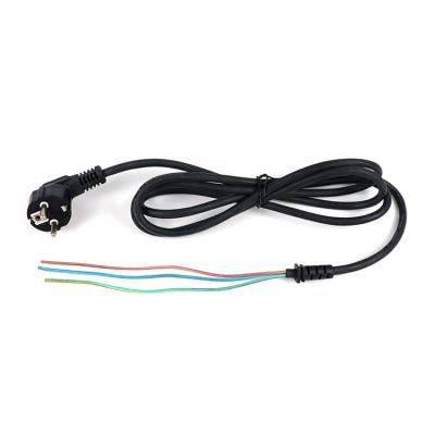 China Household appliance 16A 250V 100% JACKET BLACK KOREA POWER SUPPLY COPPER RUBBER ROPE for sale