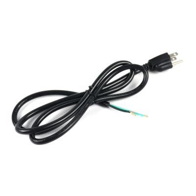 China EXCELLENT QUALITY Home Appliance NEMA 5-15P USA POWER CORD, 18AWG 6FT, BLACK for sale