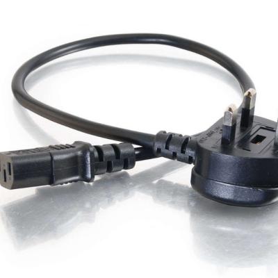 China Home appliance trade assurance supplier pvc jacket 250v pure copper british plug 3 stripped ac power cord for sale