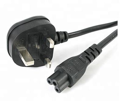 China UK Industrial Equipment Power Cord (IEC320C5 to BS 1363) 1.8M 5.9FT for sale