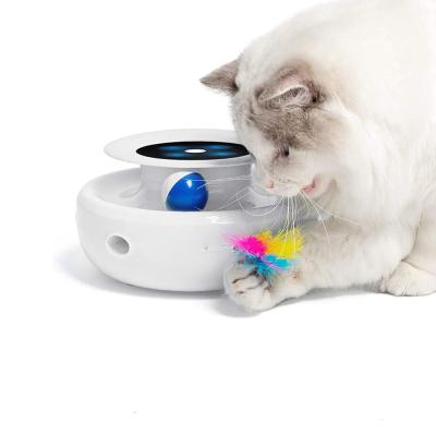 China Fashionable Automatic Electronic Monster Movement Cat Plush Toy with Attachments, Auto On/Off, Battery Operated for sale