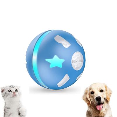 China Automatic Catnip Ball USB Rechargeable Smart Cat Toys Rechargeable Smart Motion Activated Interactive Cat for sale