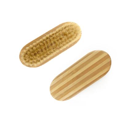 China Nail Cleaner Professional Bamboo Nail Cleaner Brush Manicure Nail Brush for Cleaning for sale