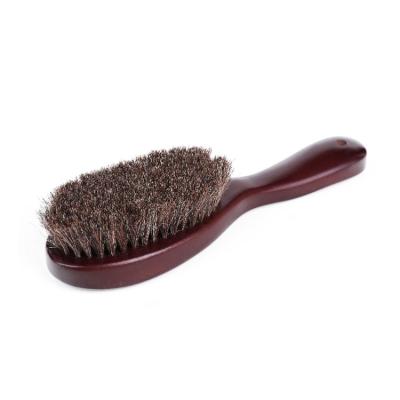 China Sustainable Horsehair Bristle Cap Brush Solid Wood Durable Felt Cleaning Brushes Household Cleaning Brush for sale