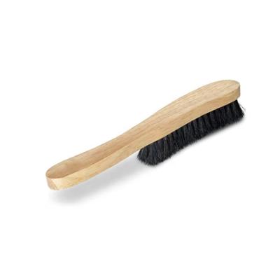 China Sustainable Hat Brush Wooden Durable Felt Horsehair Bristle Cowboy Hat Cleaning Brush Dust And Lint Remover for sale