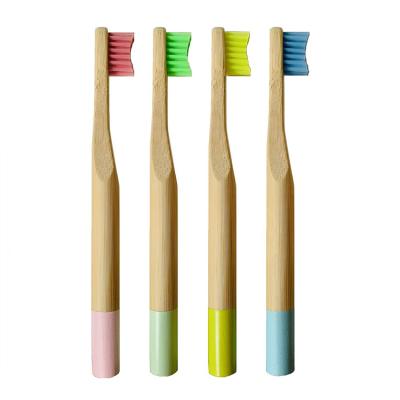 China Soft Home Natural Toothbrush Color Safe BPA Free Stiffens Bamboo Toothbrush 100% Eco-Friendly Biodegradable Kid for sale