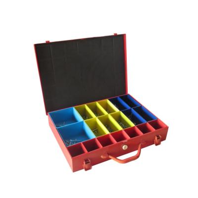 China Hot Selling Household Tool Kit Mechanic Portable Metal Screw Tool Box for sale