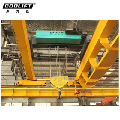 China Bridge Crane Workshop 63 Ton EOT Crane Double Girder Bridge Crane for sale