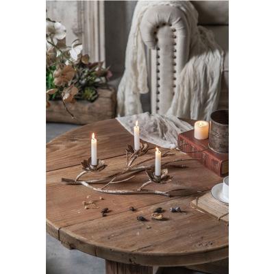 China Minhui Home Decoration Newly Designed Iron Candlestick Table Decoration Branch Display Candlestick Decoration for sale