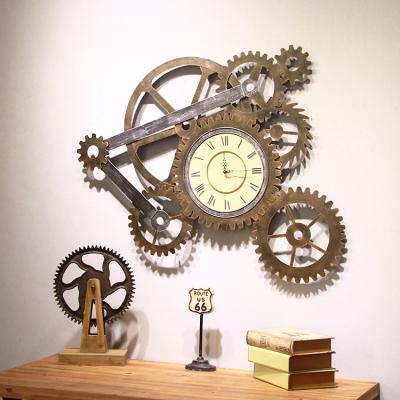 China Creative Minimalist Minhui Home Iron Wall Decoration Wall Clock for sale