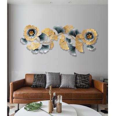 China Minimalist Minhui iron wall decoration wall decoration flower three-dimensional wall hanging for sale