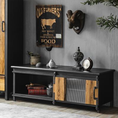 China Minhui vintage wine cabinet B&B restaurant display cabinet sofa side convertible solid wood cabinet decorated against the wall to make for sale